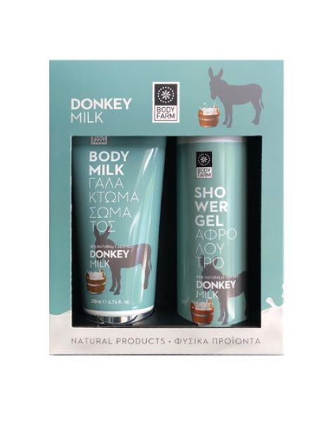 Bodyfarm Set Lapte de Magarita (Gel de Dus 250ml + Lotiune de Corp 250ml)