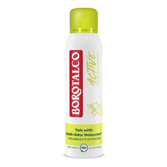 Borotalco Men Deodorant Spray Active Citrus and Lime Fresh 150ml