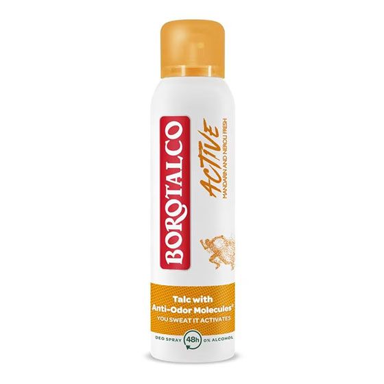 Borotalco Men Deodorant Spray Active Mandarin and Neroli 150ml
