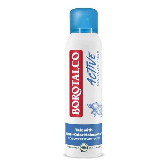 Borotalco Men Deodorant Spray Active Sea Salts Fresh 150ml