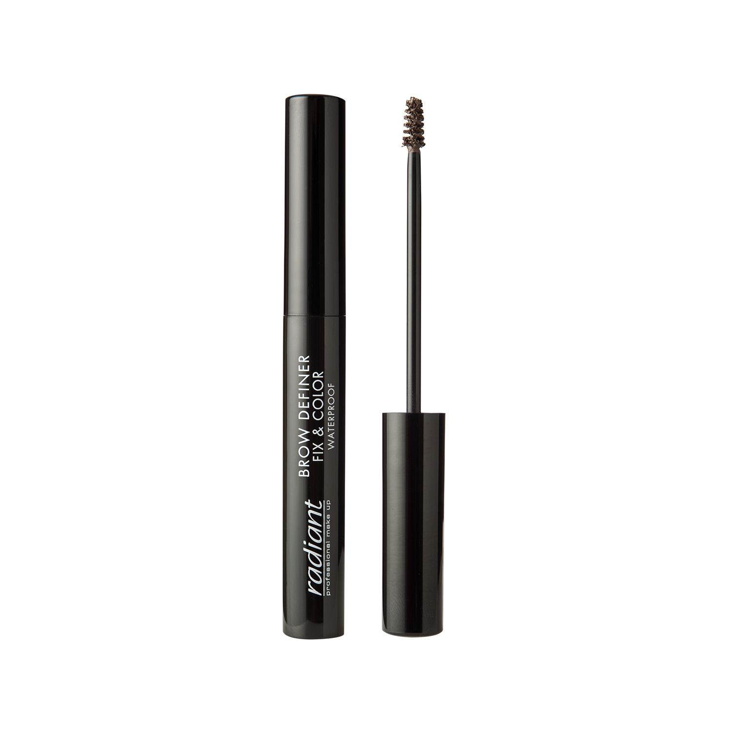 Radiant Mascara Sprancene Eyebrow Definer Fix&Color Waterproof 04 Dark Brown
