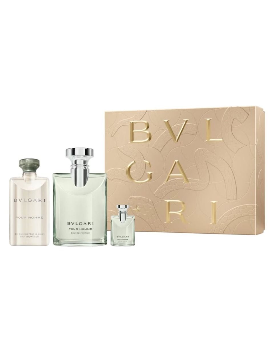 Bvlgari Pour Homme (Apa de Parfum 100ml + Apa de Parfum 5ml + Gel de Dus 75ml)