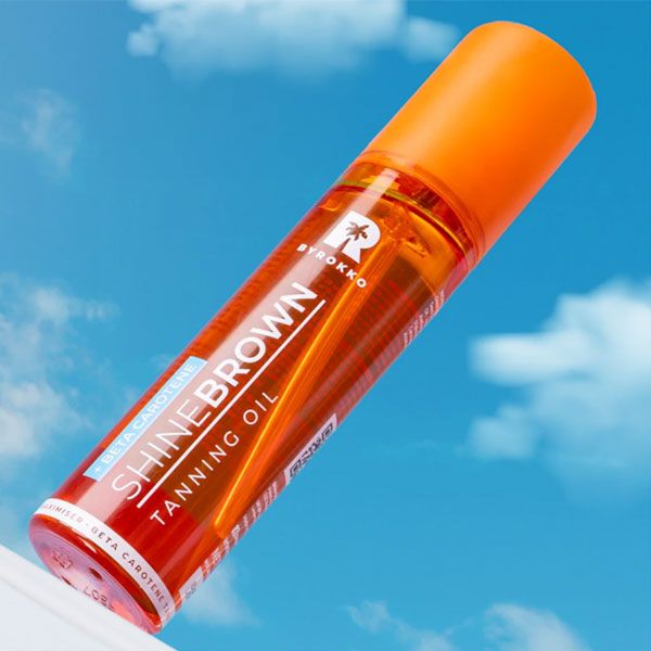 Byrokko Shine Brown Ulei Bronzant Oil Beta Carotene 150ml detalii produs