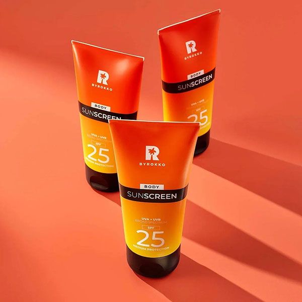 Byrokko Sunscreen Crema de Corp SPF25 150ml detalii produs