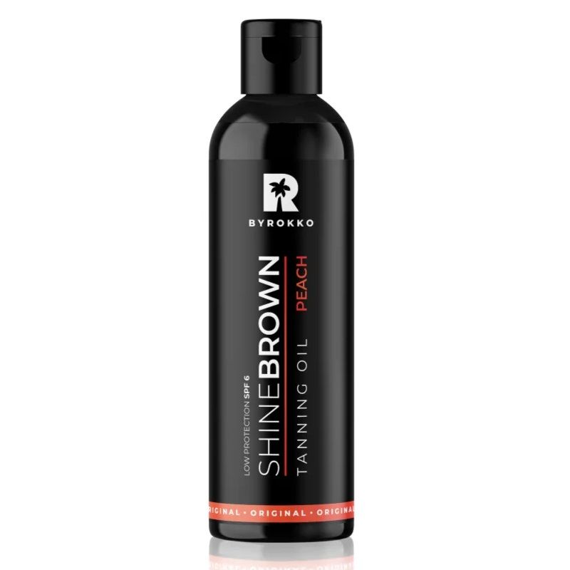 Byrokko Shine Brown Ulei Bronzant Oil Peach SPF6 150ml