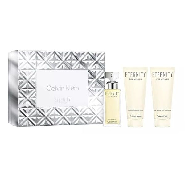 Calvin Klein Eternity Woman Set (Apa de Parfum 50ml + Lotiune de Corp 100ml + Gel de Dus 100ml)