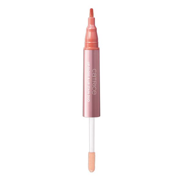 Catrice Brides & Besties Duo Luciu de Buze si Ruj C01 Apricot Promise 4.9ml detalii aplicator