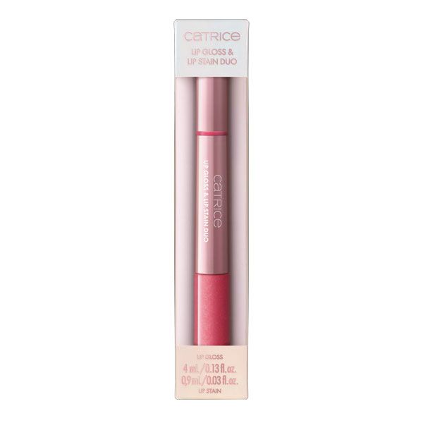 Catrice Brides & Besties Duo Luciu de Buze si Ruj C02 Pink(y) Promise 4.9ml detalii ambalaj
