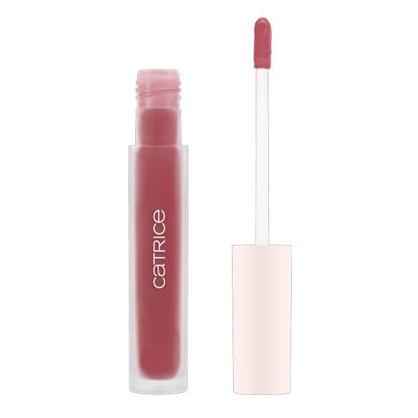 Catrice Soft Embrace Ruj Lichid Pillow Matte C01 Soft Peony 2.8ml detalii aplicator