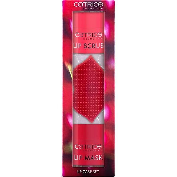 Catrice Set pentru Buze Eternal Red Lip Care (Scrub + Masca + Accesoriu Silicon)