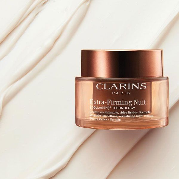 Clarins Crema de Noapte Extra-Firming Ten Uscat 50ml prezentare