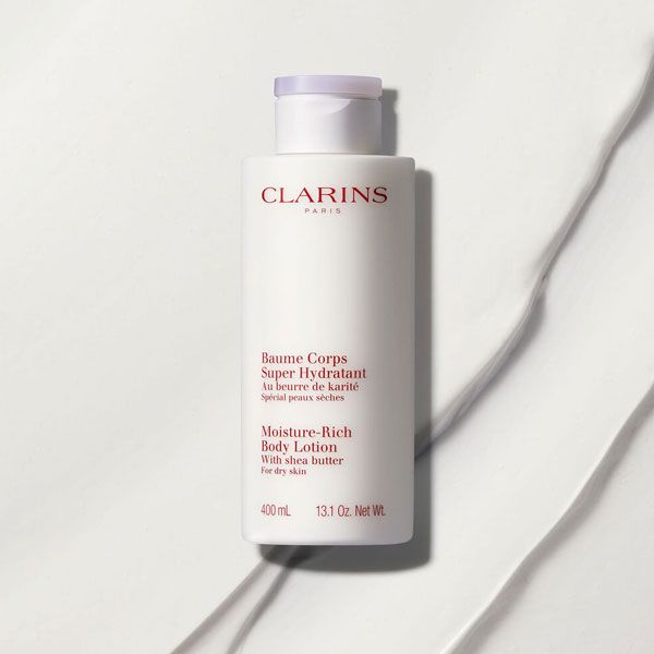 Clarins Moisture-Rich Lotiune de Corp Hidratanta pentru Piele Uscata 400ml textura