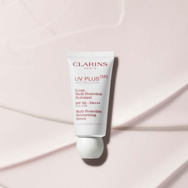 Clarins UV Plus Rose SPF50 Lotiune Protectie Solara 30ml textura 2