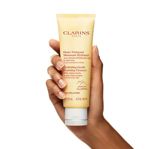 Clarins Hydrating Gentle Foaming Demachiant Spuma Ten Normal-Uscat 125ml 2