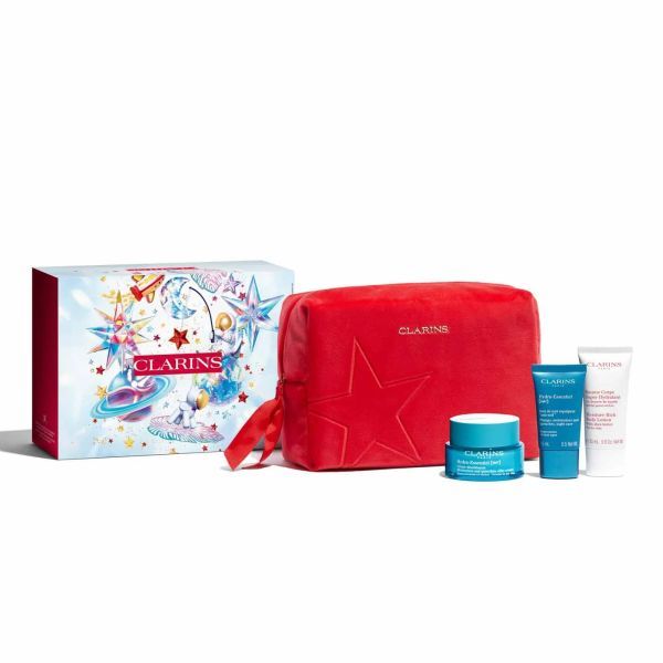 Clarins Set Hydra-Essentiel (Crema de Zi 50ml + Crema de Noapte 15ml + Lotiune de Corp 30ml)