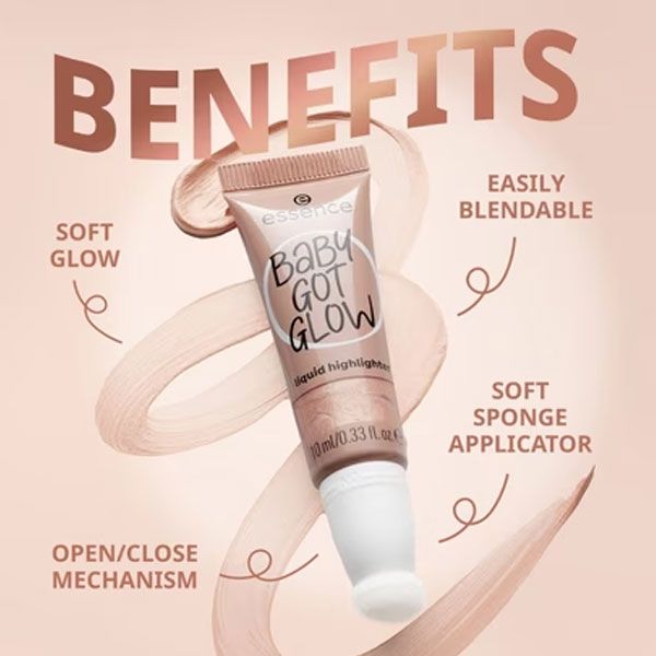 Essence Iluminator Lichid Baby Got Glow beneficii