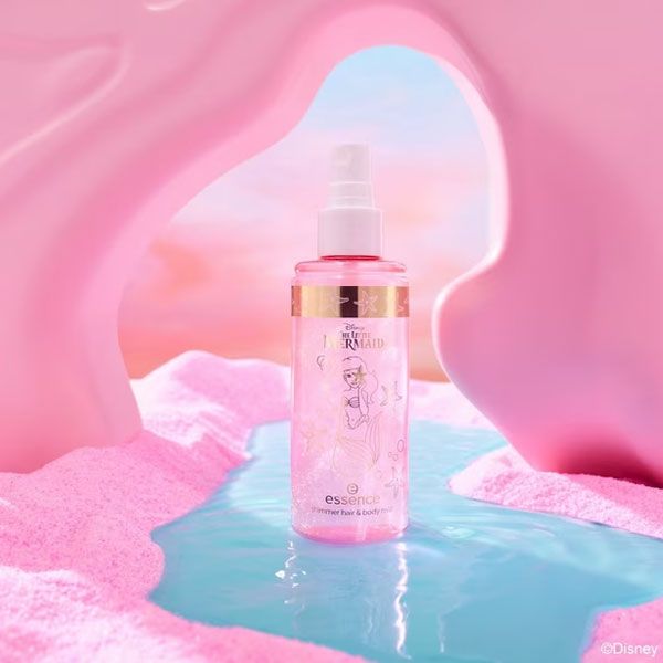 Essence The Little Mermaid Spray Stralucitor pentru Par si Corp 01 My Moment To Shine! 100ml prezentare produs