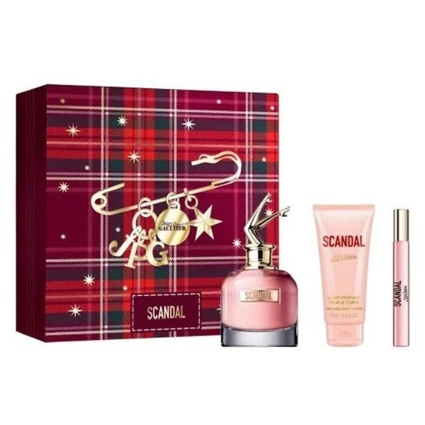 JPG Scandal Set (Apa de Parfum 80ml + Lotiune de Corp 75ml + Apa de Parfum 10ml)