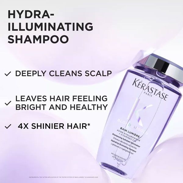 Kerastase Blond Absolu Bain Lumiere Sampon Hidratant Iluminator 250ml Beneficii