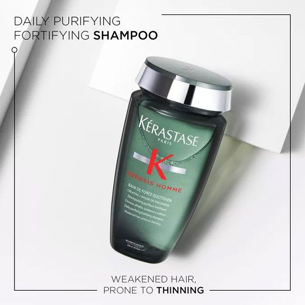 Kerastase Genesis Homme Force Quotidien Sampon 250ml Prezentare