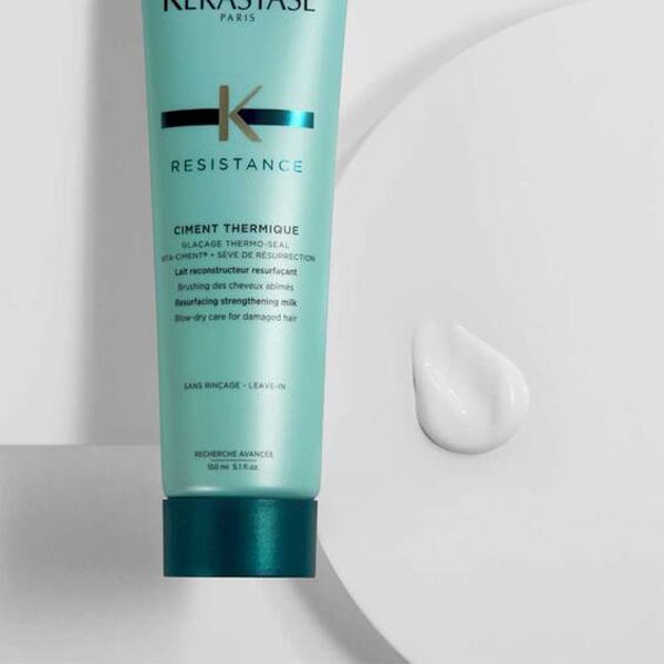 Kerastase Resistance Ciment Thermique Lapte Fortifiant pentru Par Deteriorat 150ml textura