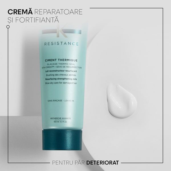 Kerastase Resistance Ciment Thermique Lapte Fortifiant pentru Par Deteriorat 150ml Caracteristici