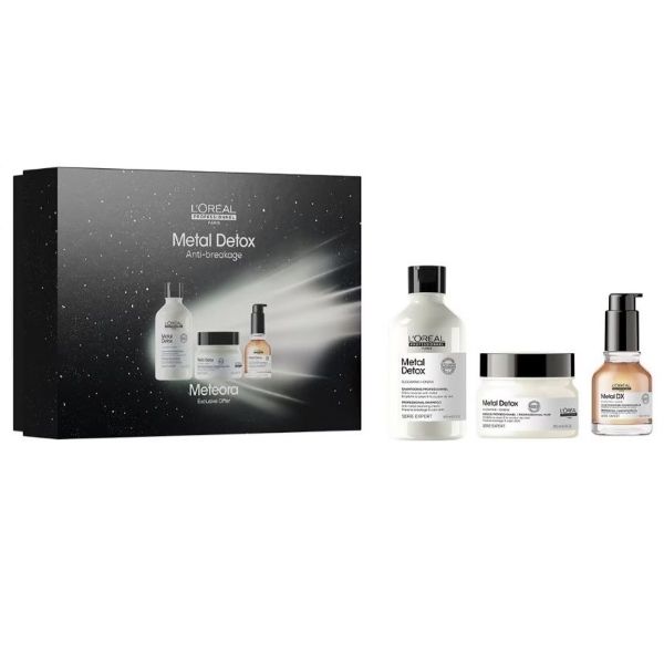 L’Oréal Professionnel Serie Expert Metal Detox Set (Sampon 300ml + Masca 250ml + Ulei 50ml)