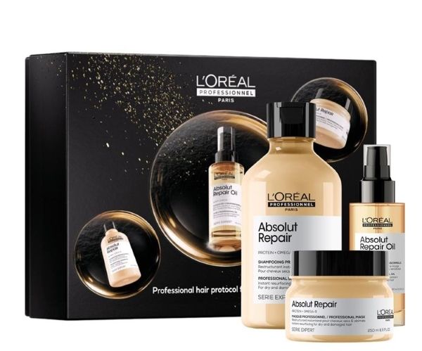 L’Oréal Professionnel Serie Expert Absolut Repair Set (Sampon 300ml + Masca 250ml + Ulei 90ml)