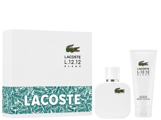Lacoste Blanc L.12.12 Set (Apa de Toaleta 50ml + Gel de Dus 100ml) 