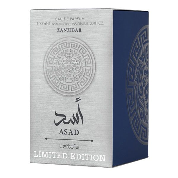 Lattafa Asad Zanzibar Apa de Parfum pentru Barbati 100ml ltd cutie produs