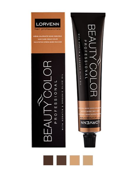 Lorvenn Beauty Color Professional Vopsea de Par Cool Beige 70ml