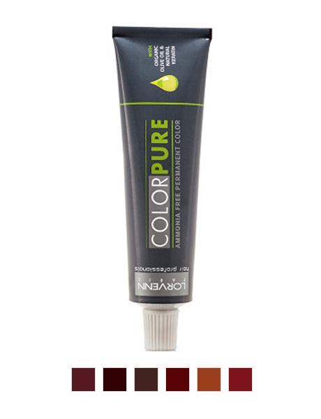 Lorvenn Color Pure Vopsea de Par Fara Amoniac Red-Mahogany-Copper 50ml