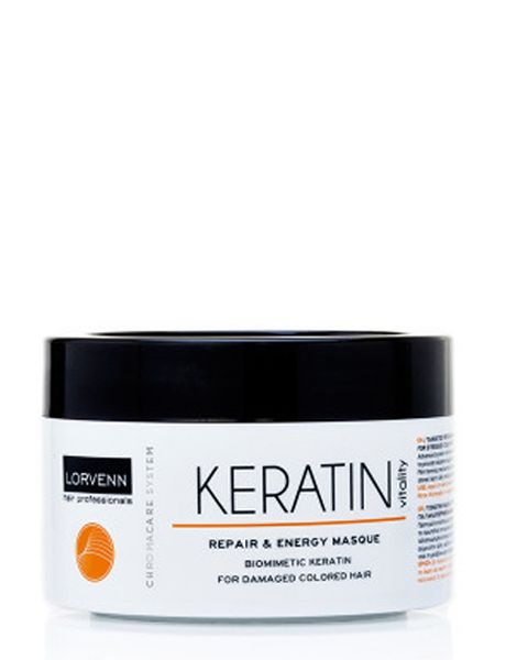 Lorvenn Keratin Vitality Repair & Energy Masca pentru Par Deteriorat 500ml
