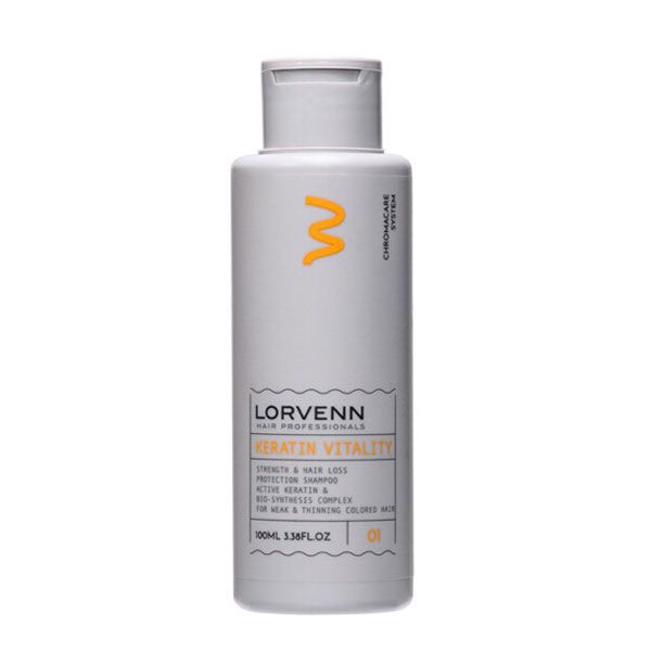 Lorvenn Keratin Vitality Strength Sampon pentru Par Deteriorat 100ml