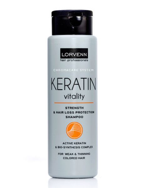 Lorvenn Keratin Vitality Strength Sampon pentru Par Deteriorat 300ml