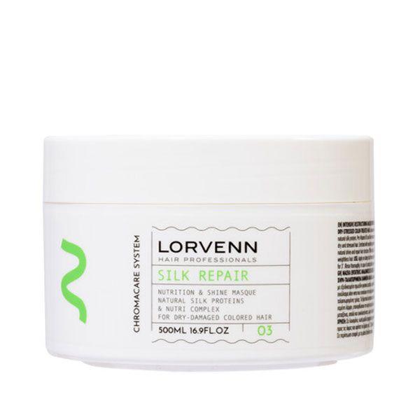Lorvenn Silk Repair Nutrition & Shine Masca pentru Par Deteriorat 500ml