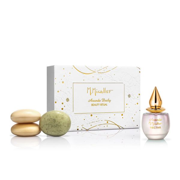 M. Micallef Ananda Nectar Set (Parfum pentru Femei 50ml + 3 Sapunuri Parfumate)