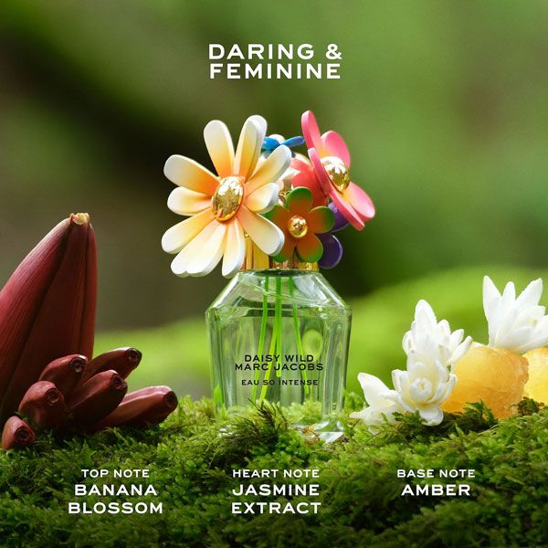 Marc Jacobs Daisy Wild Eau So Intense Apa de Parfum pentru Femei Note Olfactive
