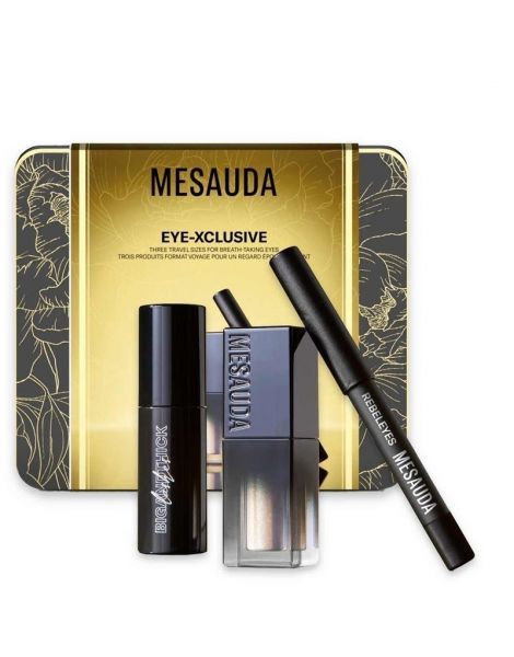 Mesauda Set Eye-Xclusive (Mascara Big and Thick 9ml + Fard Galactic Shadow 101 Atmosphere 3ml + Creion Rebeleyes 101 Spider 0.8g)