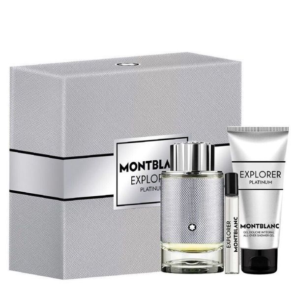 Mont Blanc Explorer Platinum Homme Set 