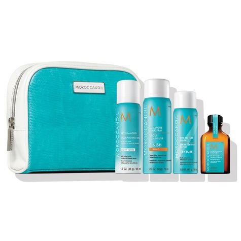 Moroccanoil Refresh&Go (Tratament 25ml+Sampon Uscat 65ml+Spray Sec Texturizant 60ml+Spray Stralucitor 75ml)