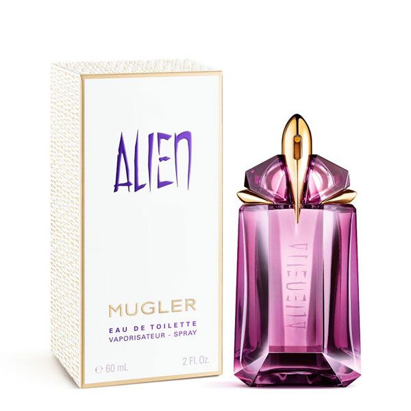 Mugler Alien Apa de Toaleta Nereincarcabila 60ml pentru femei detalii ambalaj produs