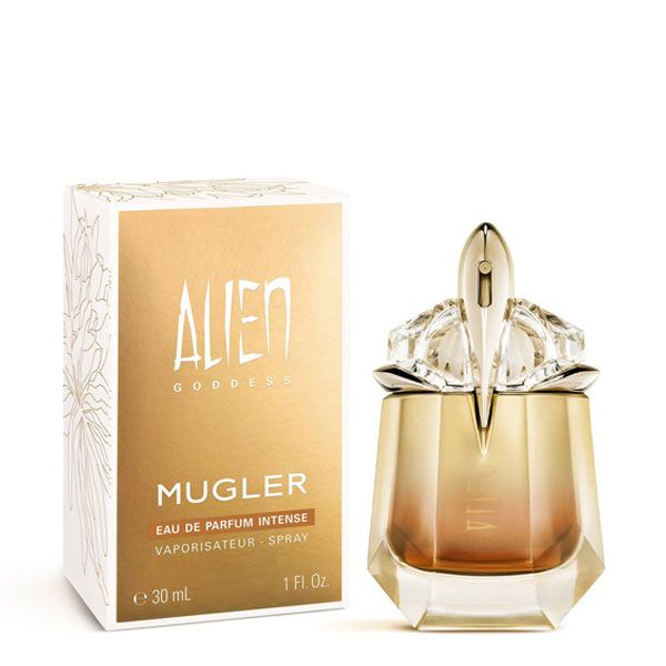 Mugler Alien Goddess Intense Apa de Parfum 30ml pentru femei detalii ambalaj produs