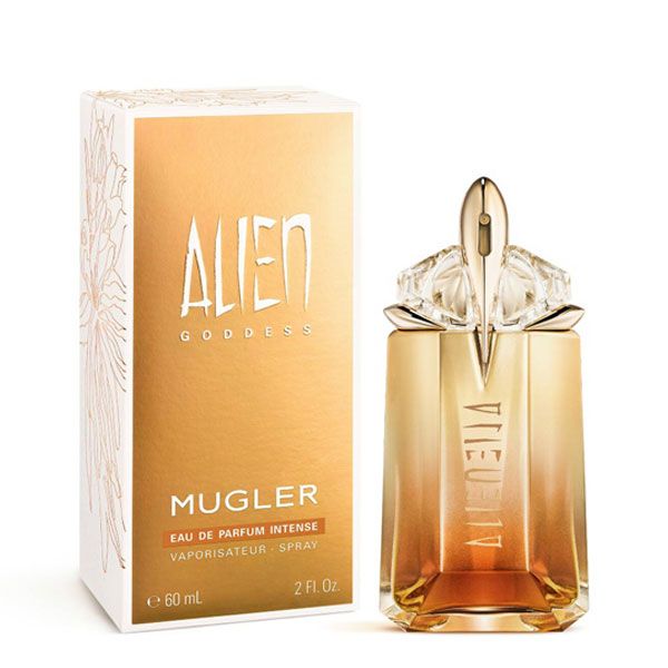 Mugler Alien Goddess Intense Apa de Parfum 60ml pentru femei detalii ambalaj produs
