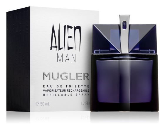 Mugler Alien Man Apa de toaleta Reincarcabila 50ml ambalaj