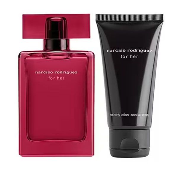 Narciso Rodriguez For Her Intense Set (Apa de Parfum 50ml + Lotiune de Corp 50ml) detalii