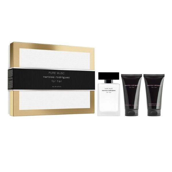 Narciso Rodriguez Pure Musc Set (Apa de Parfum 50ml + Lotiune de Corp 50ml + Crema de Maini 50ml)