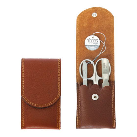 Nippes Set Manichiura Classic 1010 Brown Cowhide