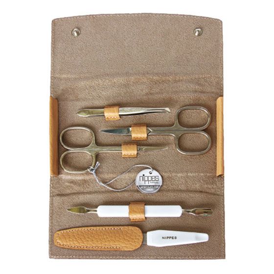 Nippes Set Manichiura Classic 1011 Brown Cowhide