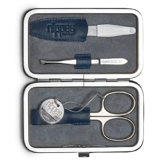 Nippes Set Manichiura Vintage 1031 Blue Cowhide